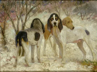 Vrelay - Vieux chiens de chasse anglais