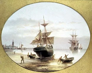 Scène de port