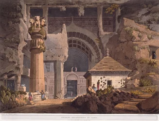 Anciennes excavations à Carli, 1824