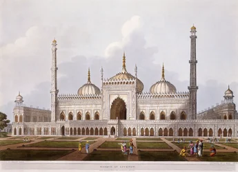 Mosquée à Lucknow, 1824