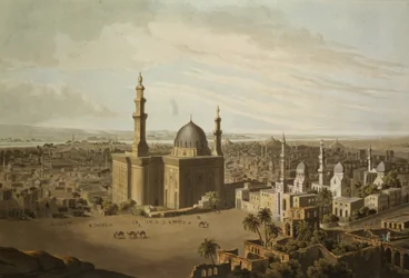 Vue du Grand Caire, gravée par Daniel Havell, 1809