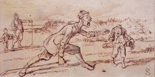 Crier sur le caddie, illustration du magazine 