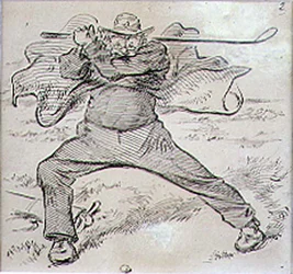 Le Golfeur Chaotique, illustration du magazine 