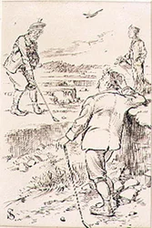 Le golfeur gagnant, illustration du magazine 