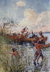 Attaqué par les Iroquois