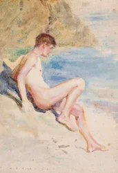 Le baigneur, 1910