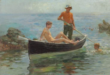 Le maillot orange, 1913