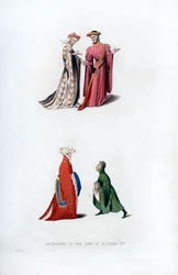Robe de cour, 14e siècle