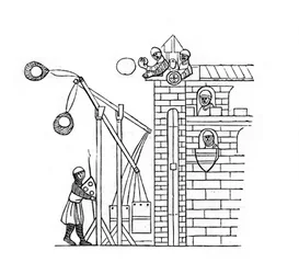 Machine de siège, vers 1260, 1843