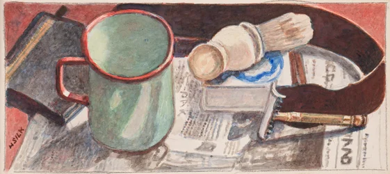 Équipement de rasage, vers 1930