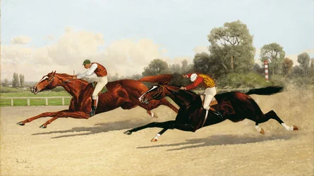 Le Grand Match de ,000 - Entrée dans le dernier furlong