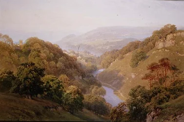 Vue de la lande près de Barnard Castle, comté de Durham
