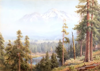 Shasta – Nuages de neige, Californie, c.1910
