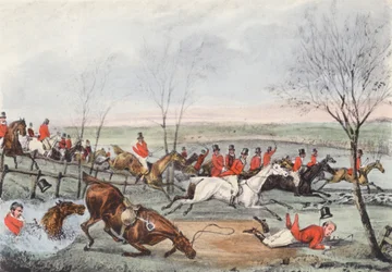 "Un piège à écuyer, par Jupiter !" Crie Mytton, "Un peu plus et je l