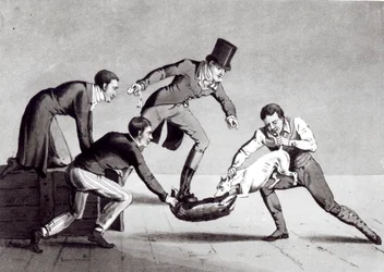 Chasser le blaireau, 1820