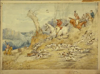 Scènes de chasse : La mise à mort