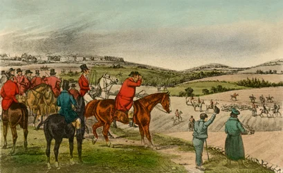 M. Jorrocks télégraphie le renard, 1838