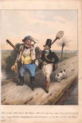 Ensemble de douze planches avec page de titre : Satiriste sportif