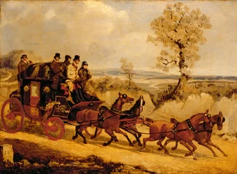 Le carrosse de Douvres en descente