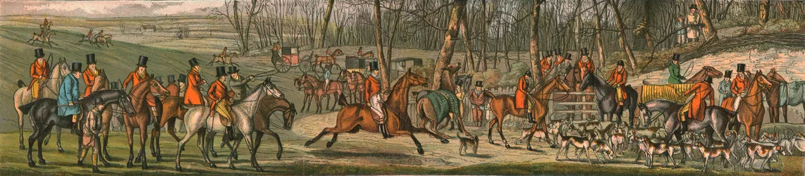 La chasse - Le rendez-vous, 1820, 1890