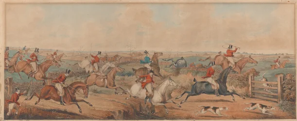 La chasse du Leicestershire - Une lutte pour le départ