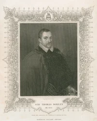Portrait de Sir Thomas Bodley (1545-1613) (gravure)