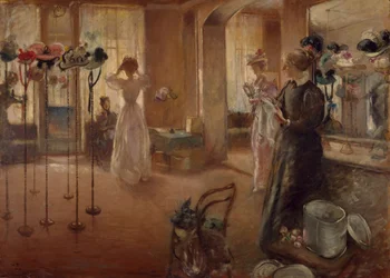 La boutique de chapeaux, 1892