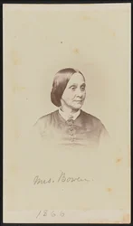 Portrait carte-de-visite de Mme Bowen