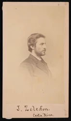 Portrait de José Castulo Zeledon 1846-1923, 1868