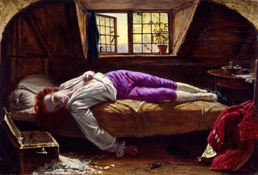 Chatterton - La mort de Chatterton, 1856