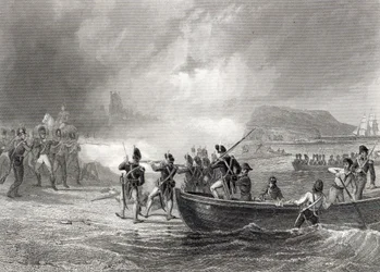 Tentative de la flotte française de débarquer à la Baie de Bantry, Cork en 1796