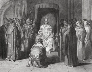 Le roi Richard II adoubant les rois de Connaught, Ulster, Thomond et Leinster en 1394, 