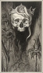 Illustration de la Duchesse de Malfi et Le Diable Blanc, Deux Pièces de John Webster (1580 - 1634), pub.1930
