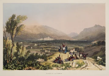 Plaines et ville de Vitoria, tirées d