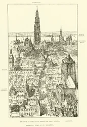 Anvers, époque de Saint Ignace (gravure)