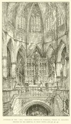 Intérieur de la "Seo", église principale de Manresa, où Saint Ignace a prié à son arrivée dans cette ville