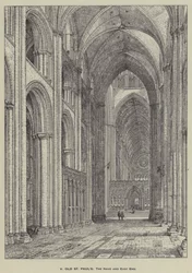 Vieille cathédrale St Paul, la nef et l