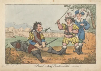 Pistol mangeant le poireau de Fluellen - "Henry V"