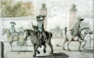 Scène à la porte d