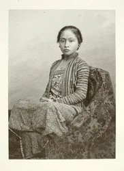 Une jeune femme javanaise