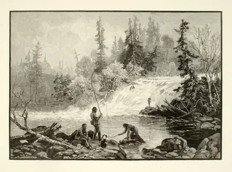 Une fosse à truites sur le Nepignon