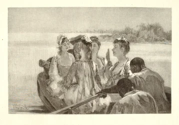 Un groupe de visiteurs