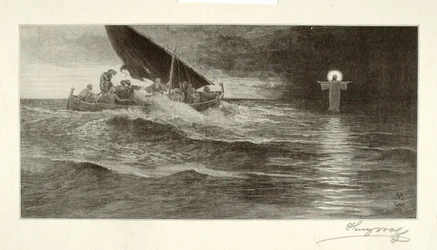 Le Christ marchant sur la mer