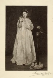 La femme au perroquet