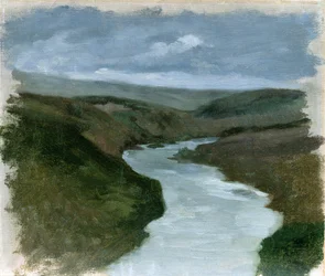 Paysage de la rivière Dniepr, vers 1878-89
