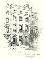 Maison de Sir Joshua Reynolds, Leicester Fields, Londres