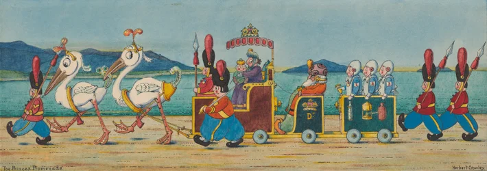 La Promenade du Prince, vers 1910