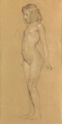 Étude pour « Les nuages de gloire qui suivent », 1898