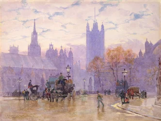 Matin à Parliament Square