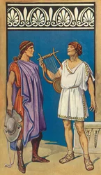 Le Chiton froissé et le Chlamys à gauche, Le Chiton à droite, 1924